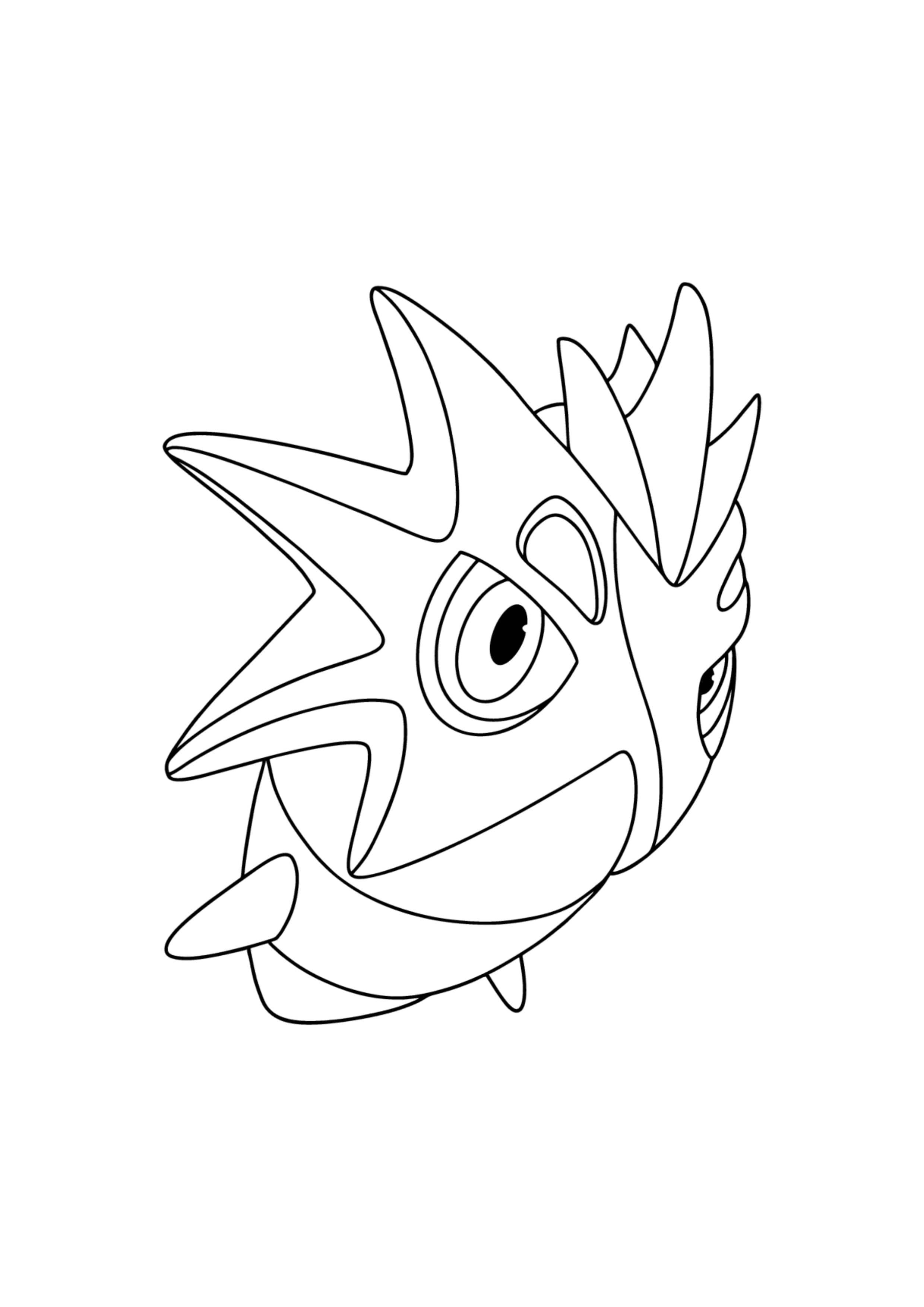 Pupitar coloring page (A4) to print