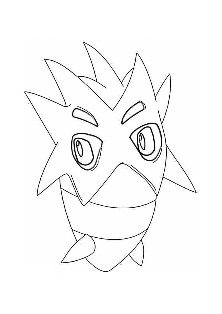 Pupitar coloring page (A4) to print