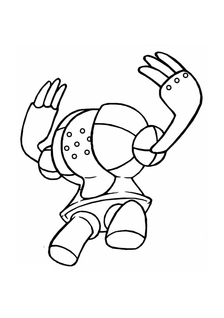 Registeel coloring page (A4) to print