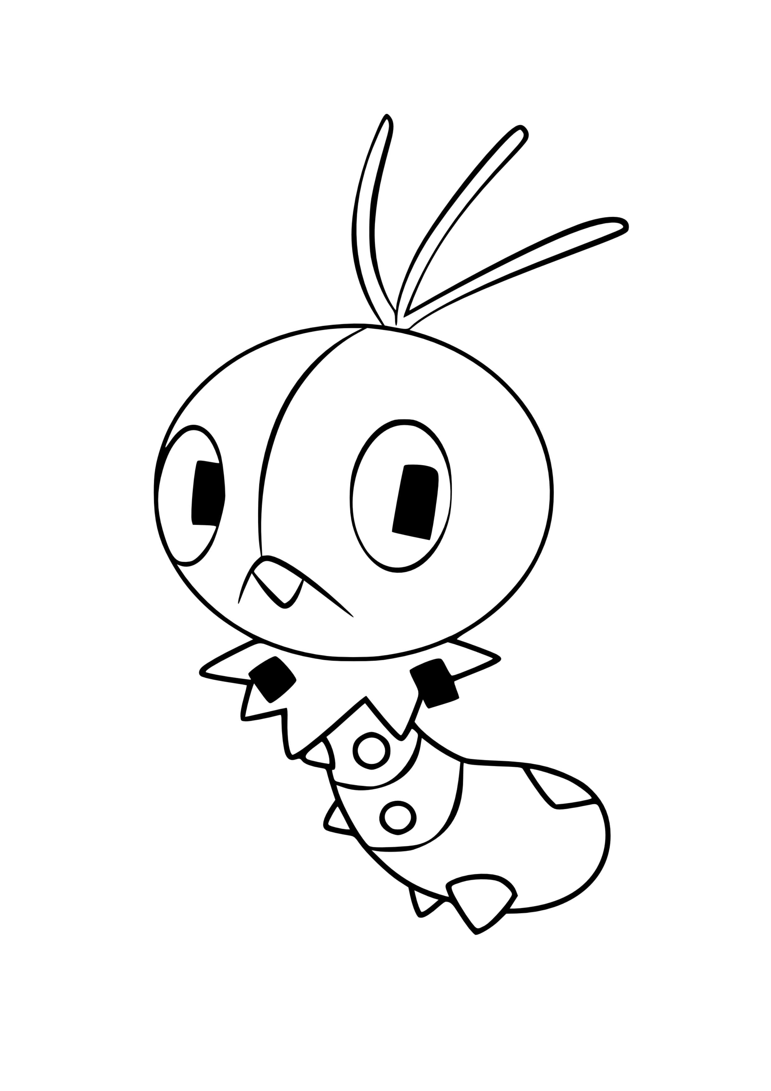 Scatterbug coloring page (A4) to print