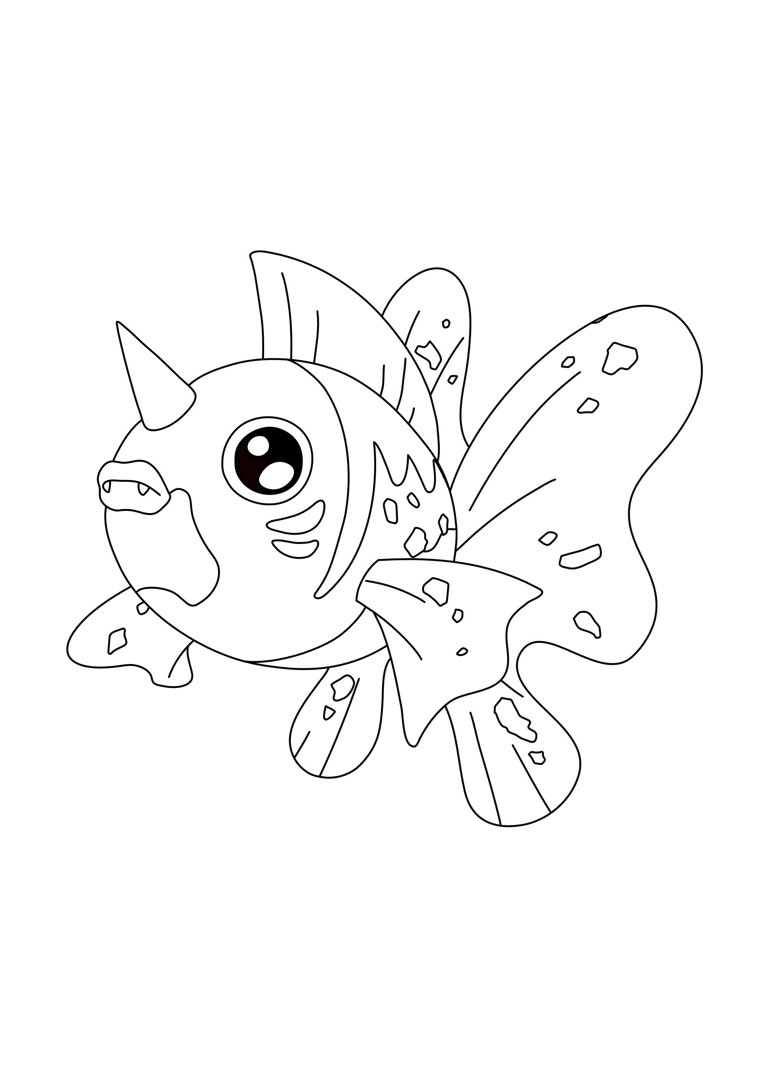 Seaking coloring page (A4) to print
