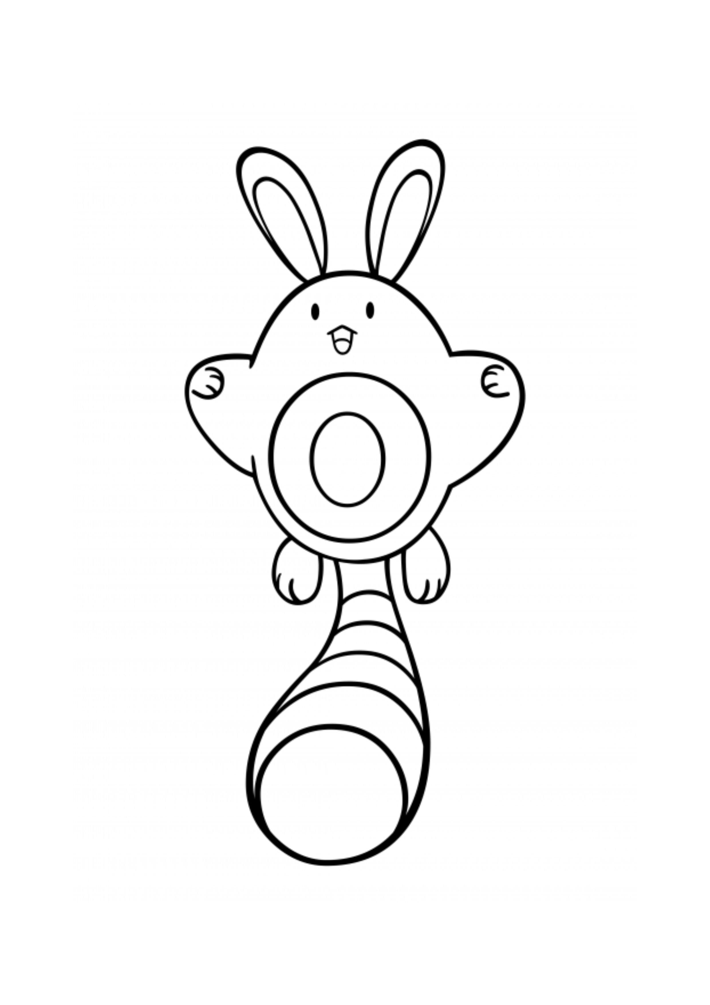 Sentret coloring page (A4) to print