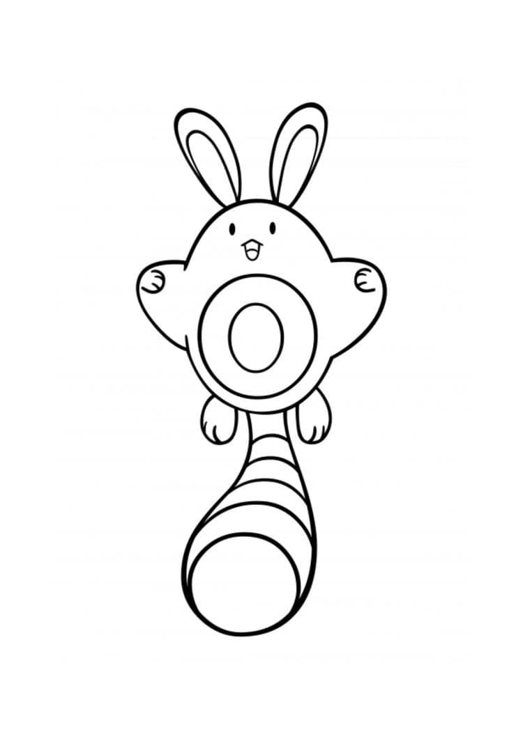 Sentret coloring page (A4) to print