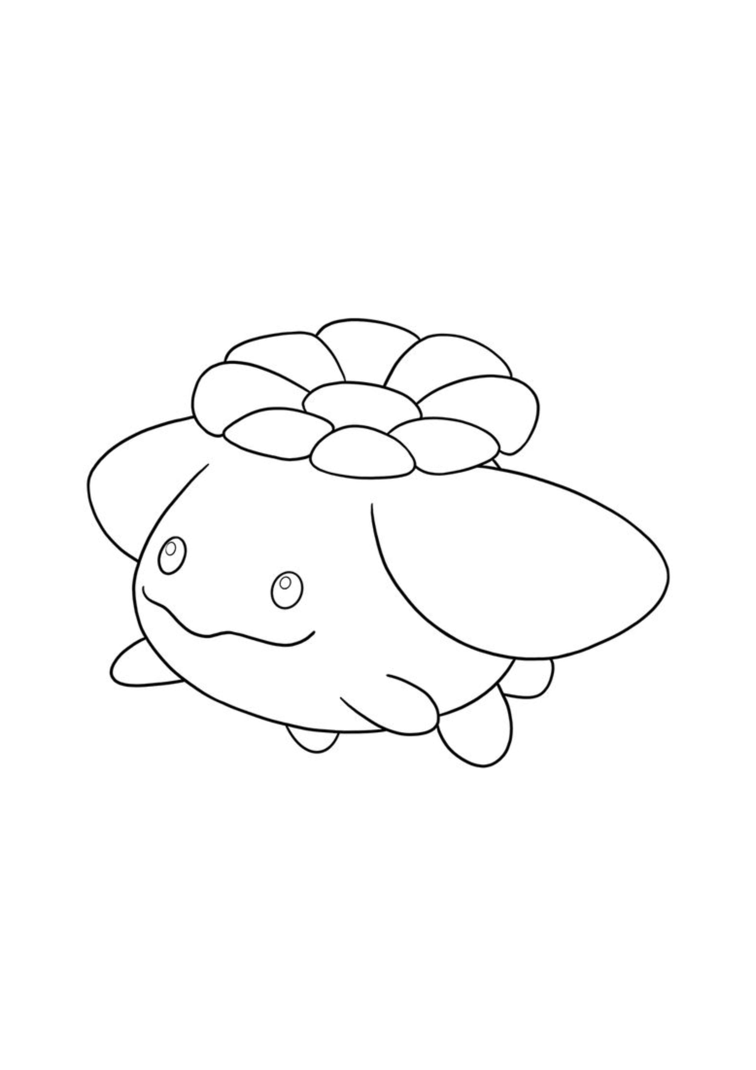 Skiploom coloring page (A4) to print