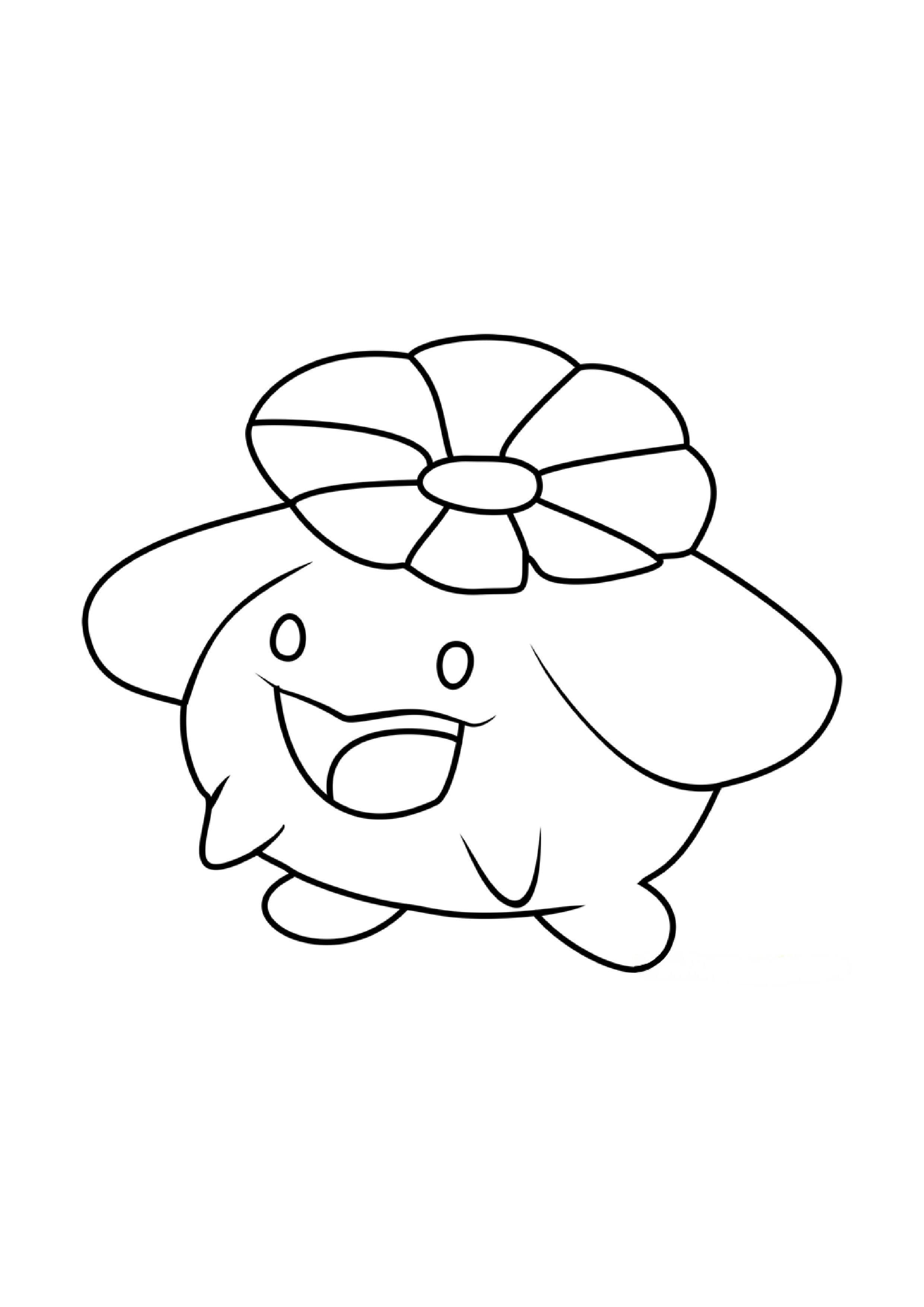 Skiploom coloring page (A4) to print