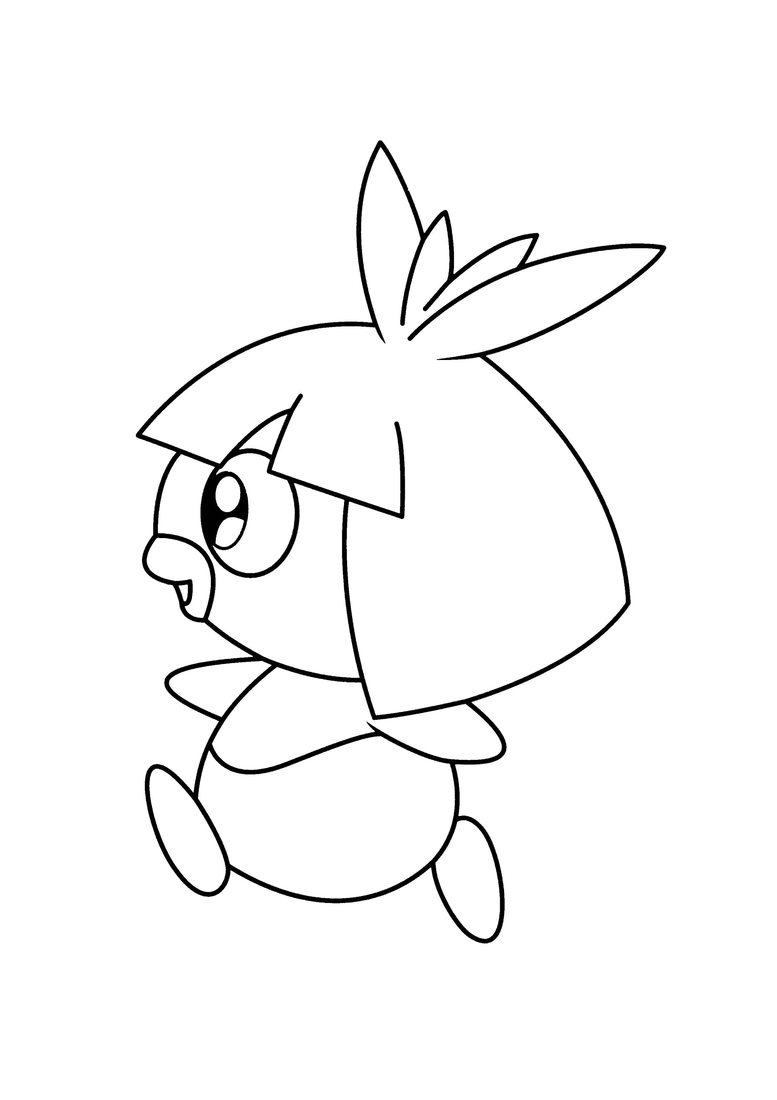 Smoochum coloring page (A4) to print