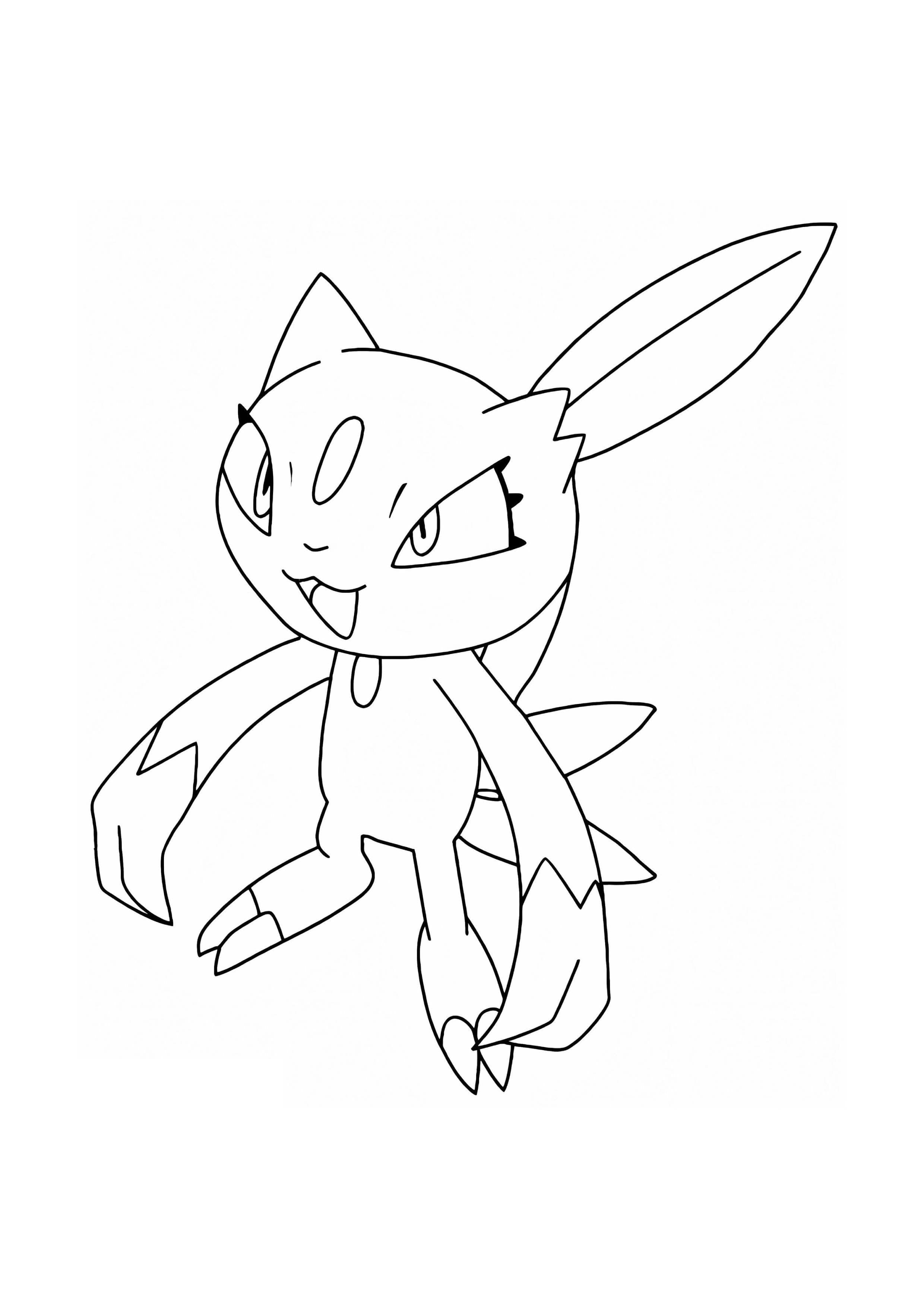 Sneasel coloring page (A4) to print