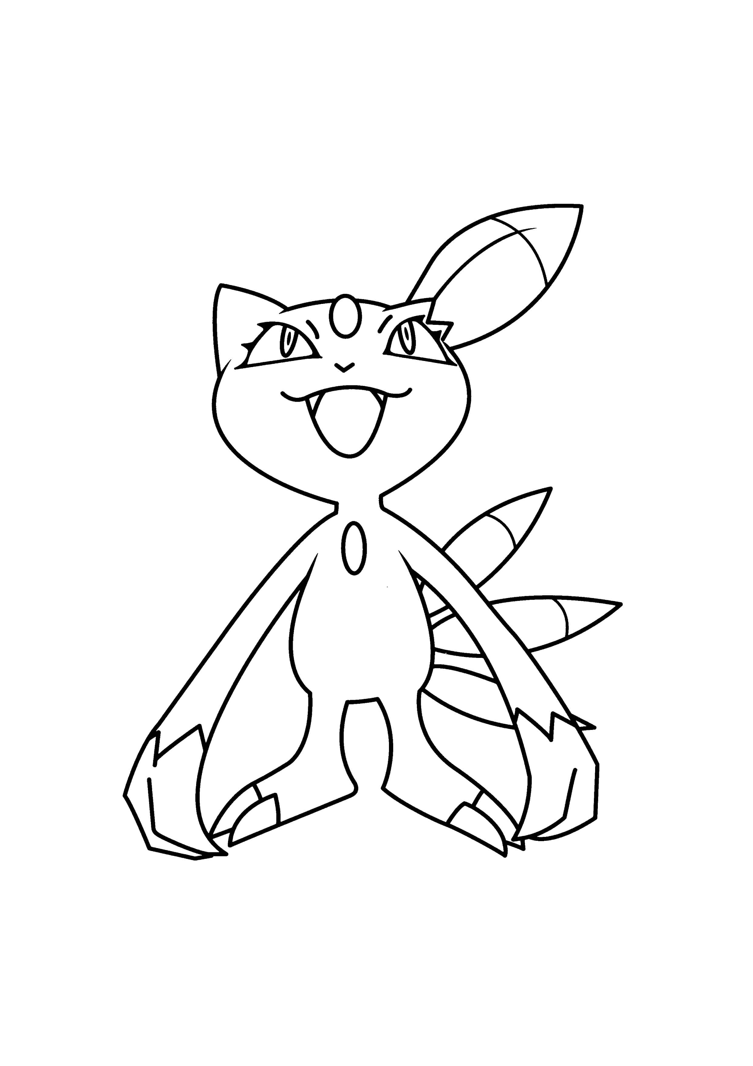 Sneasel coloring page (A4) to print