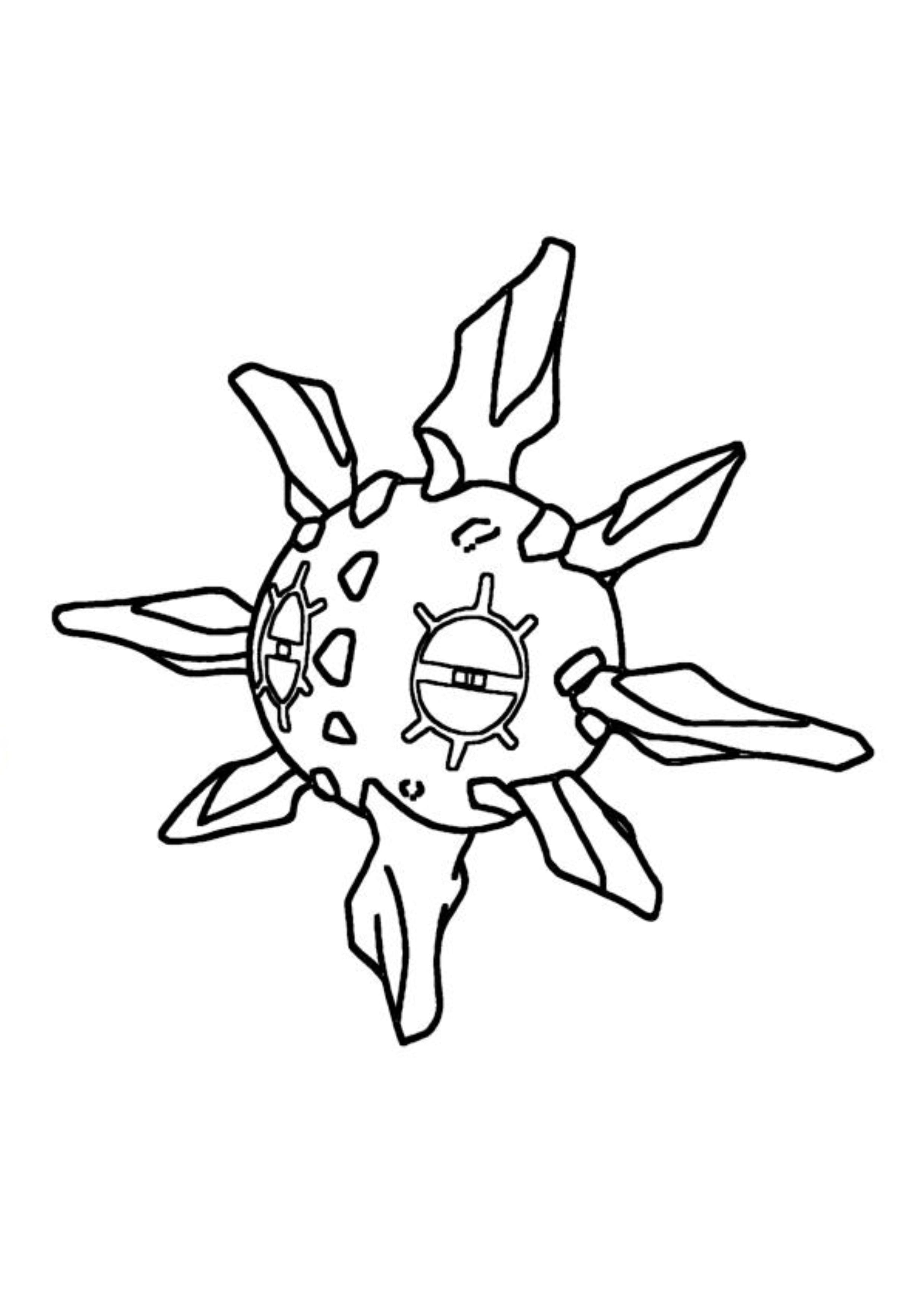 Solrock coloring page (A4) to print