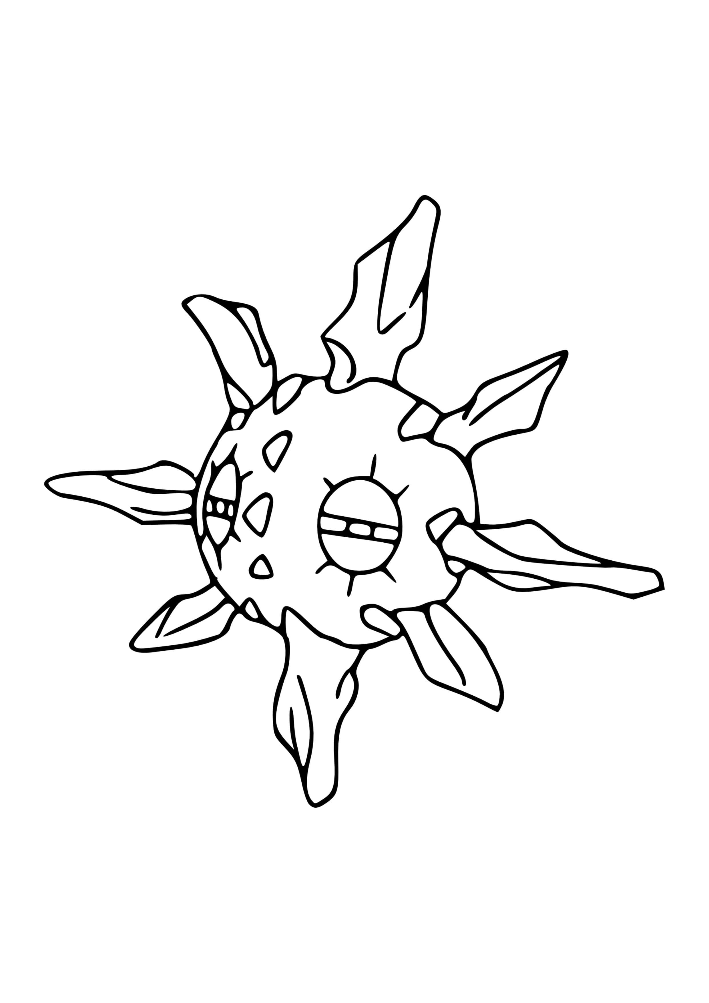 Solrock coloring page (A4) to print