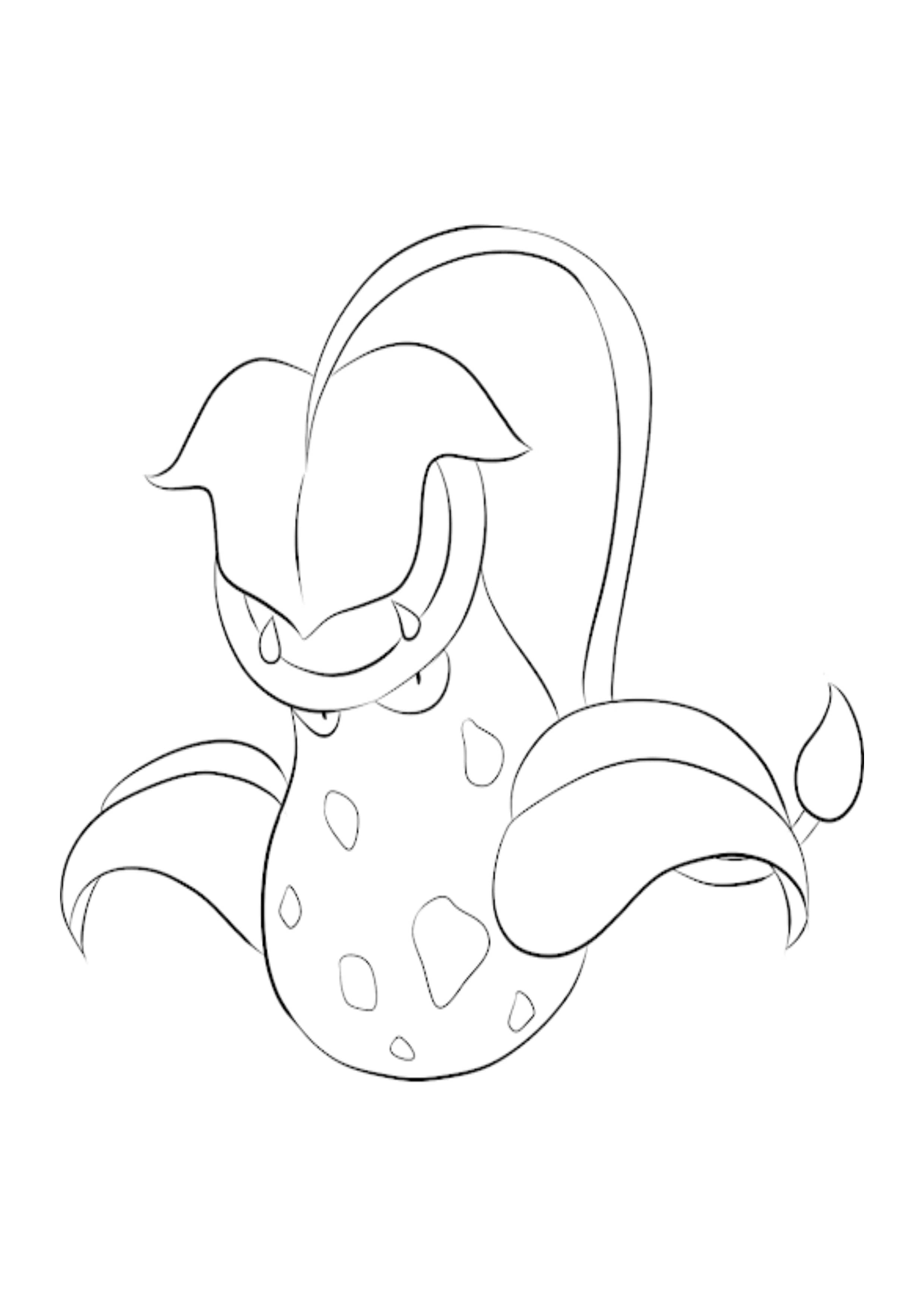 Victreebel coloring page (A4) to print