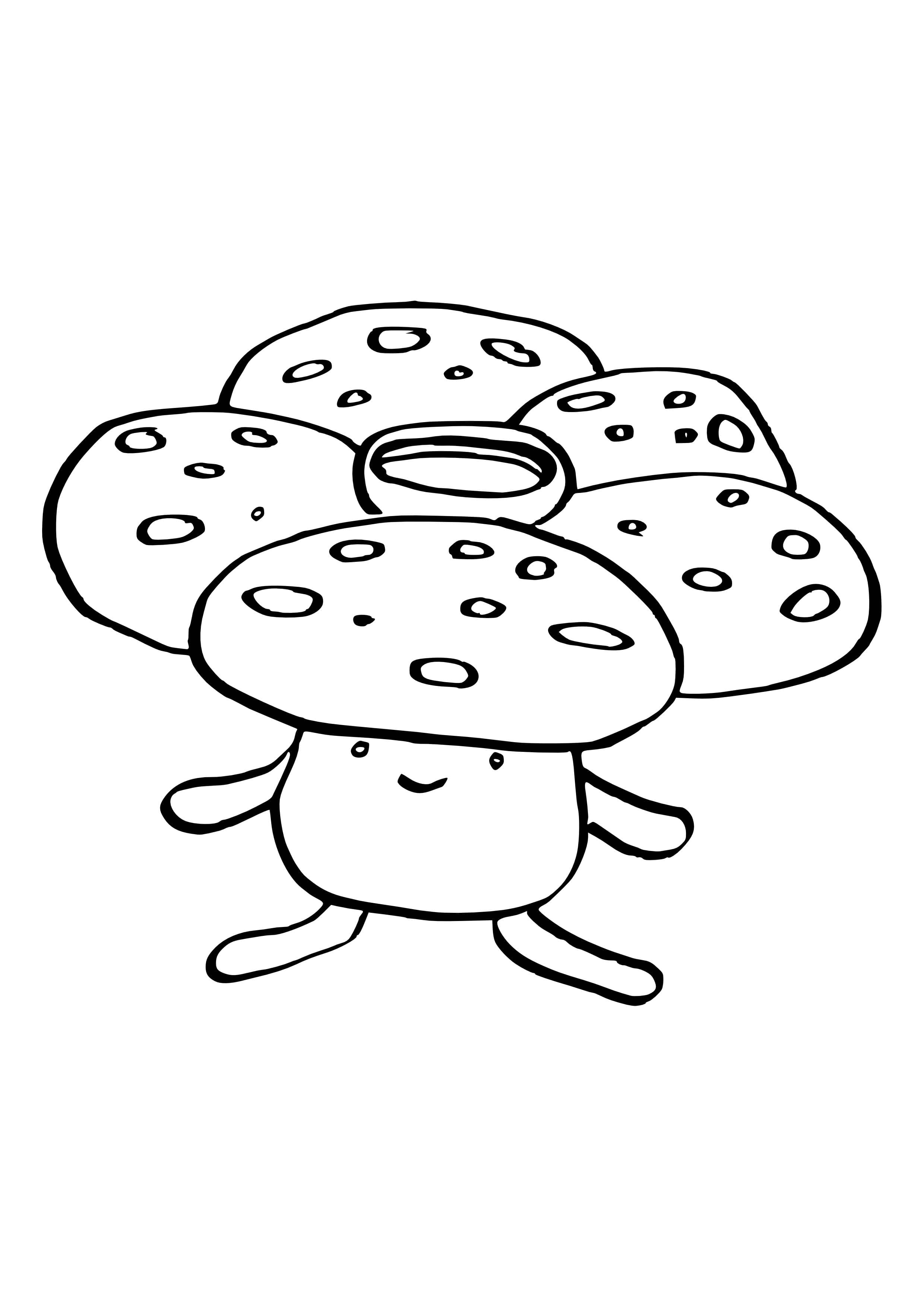 Vileplume coloring page (A4) to print