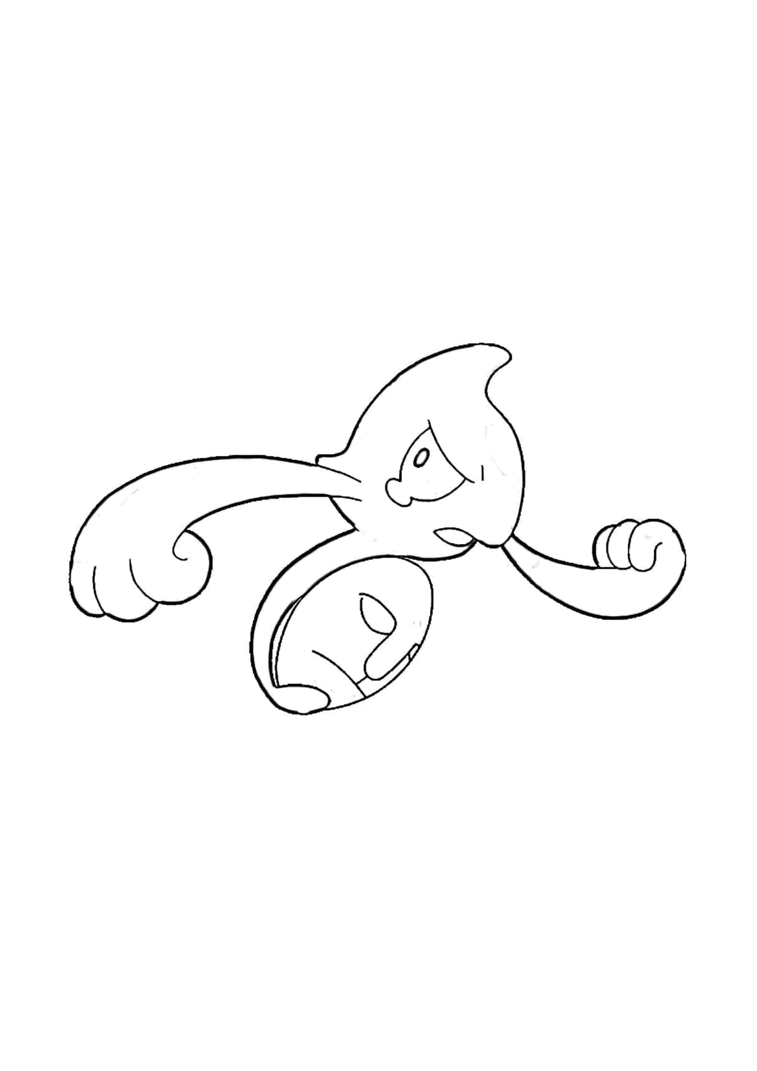 Yamask coloring page (A4) to print