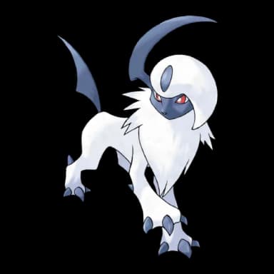 Absol coloring page