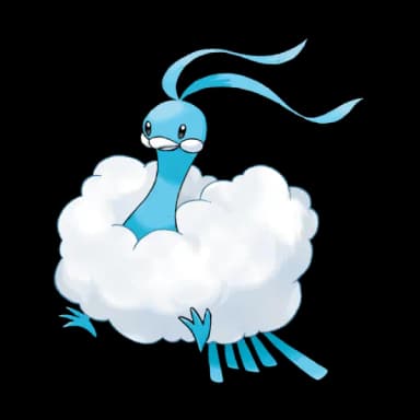Altaria coloring page