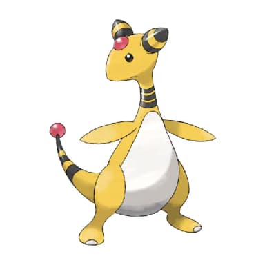 Ampharos coloring page