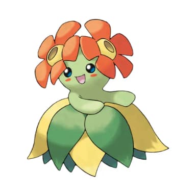 Bellossom coloring page