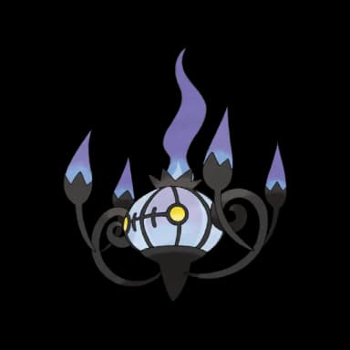 Chandelure coloring page