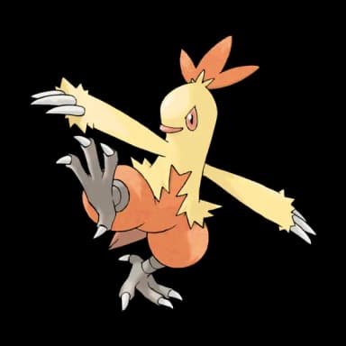 Combusken coloring page