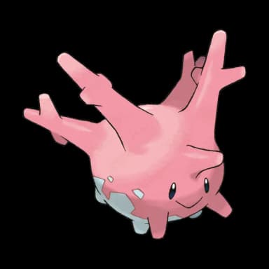 Corsola coloring page