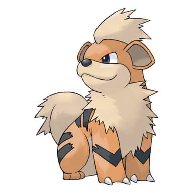 Growlithe coloring page