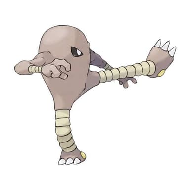 Hitmonlee coloring page