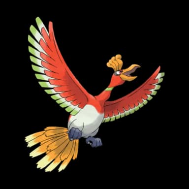 Ho-Oh coloring page