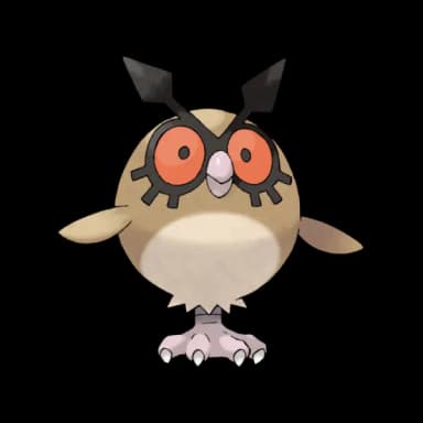 Hoothoot coloring page