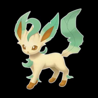 Leafeon coloring page