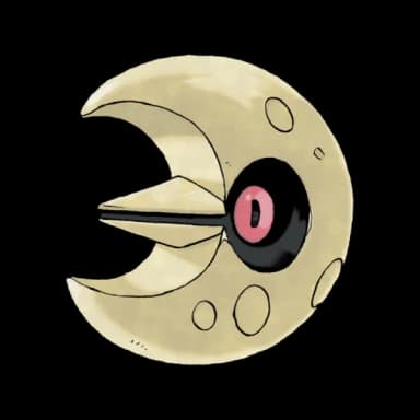 Lunatone coloring page