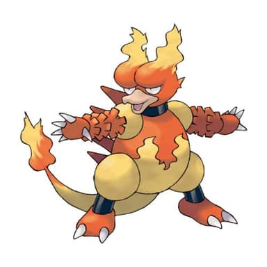 Magmar coloring page