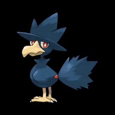Murkrow coloring page
