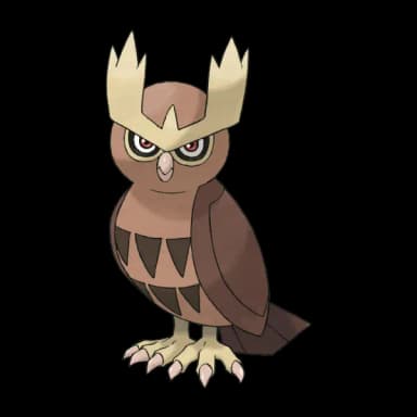 Noctowl coloring page