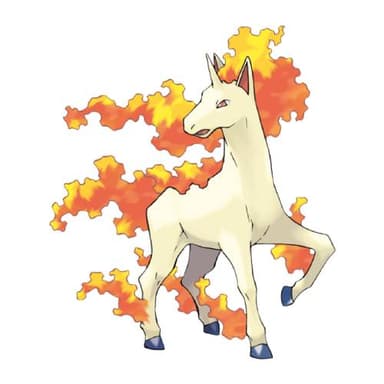 Rapidash coloring page