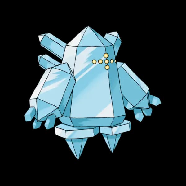 Regice coloring page