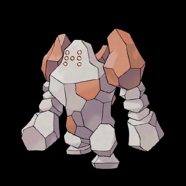 Regirock coloring page