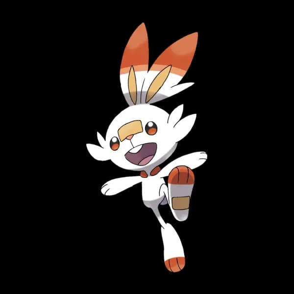 Scorbunny coloring page