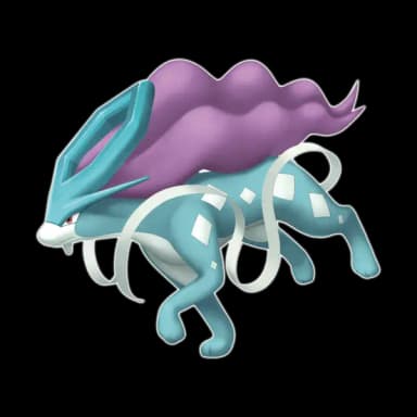 Suicune coloring page