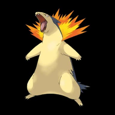 Typhlosion coloring page