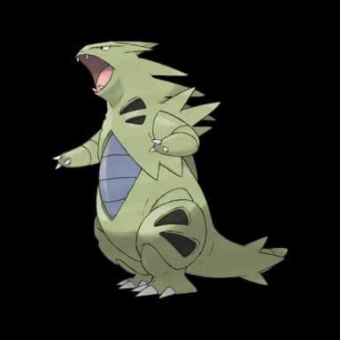 Tyranitar coloring page