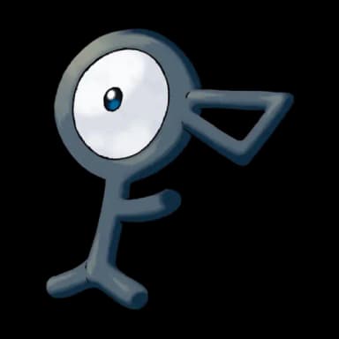 Unown coloring page